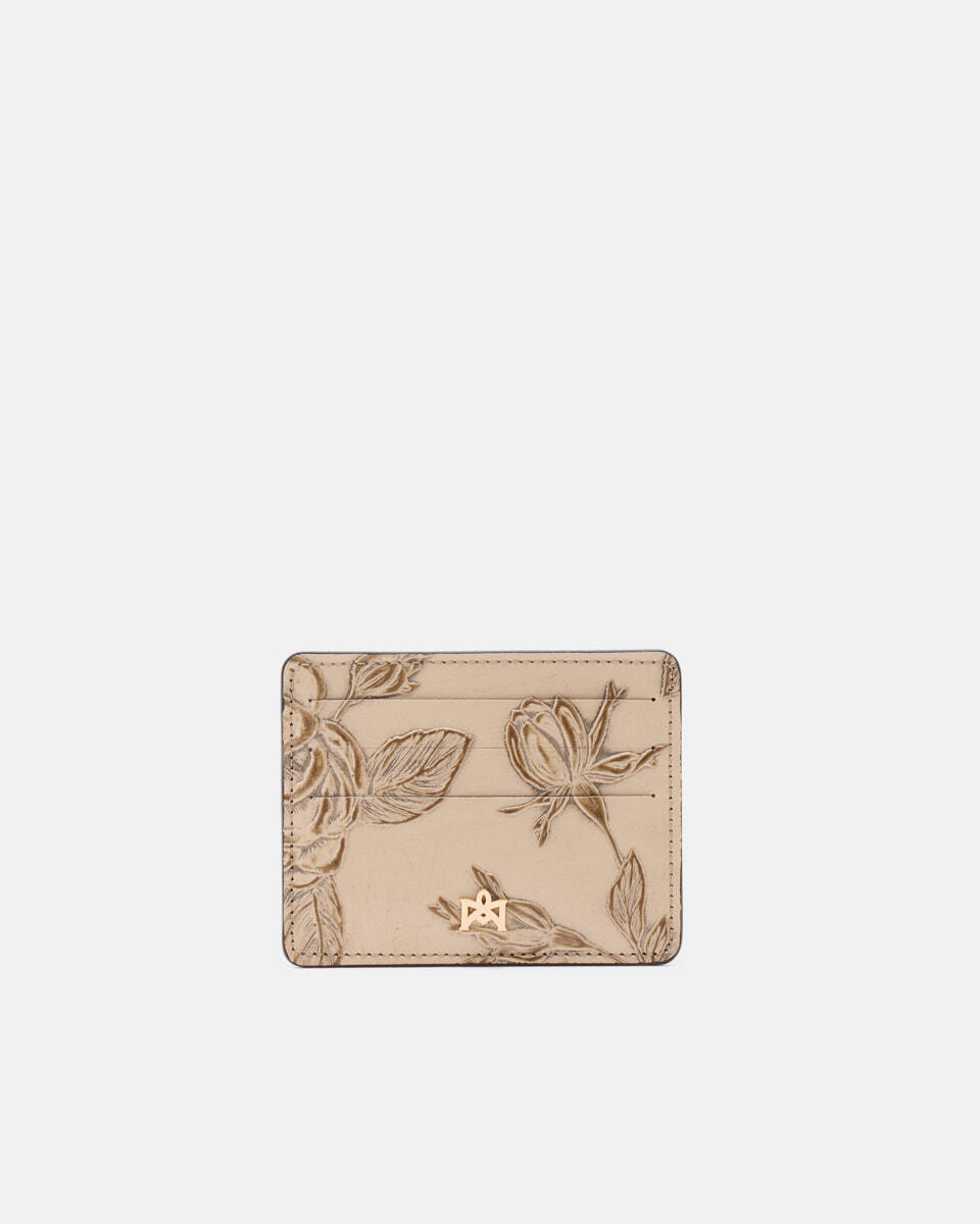 Card holder Taupe  - Women's Wallets - Wallets - Cuoieria Fiorentina