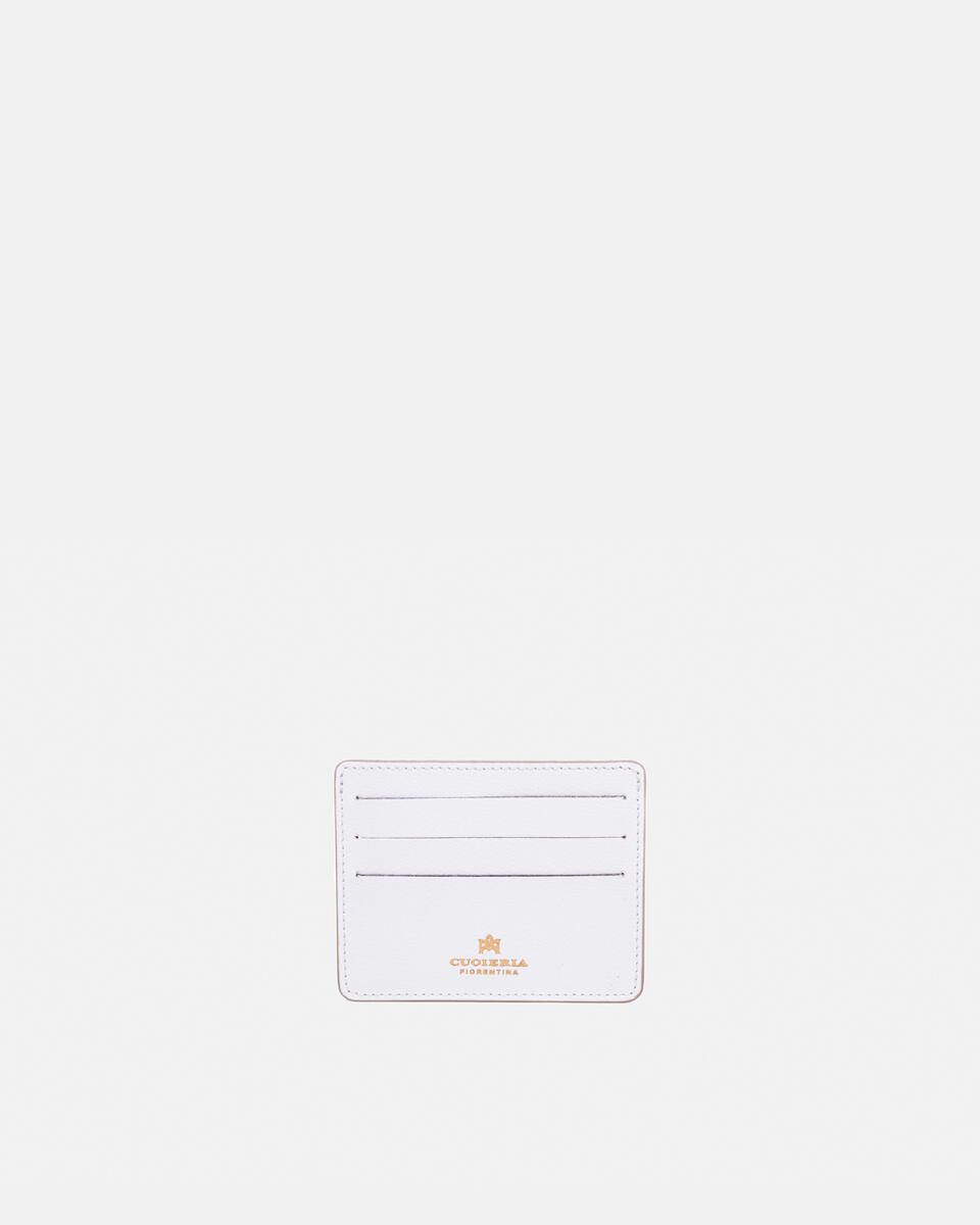 Card holder White  - Women's Wallets - Wallets - Cuoieria Fiorentina