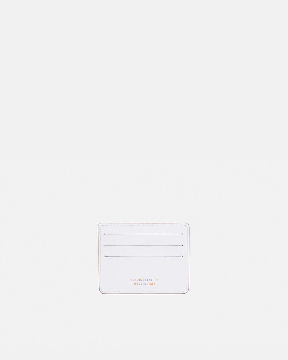 Card holder White  - Women's Wallets - Wallets - Cuoieria Fiorentina