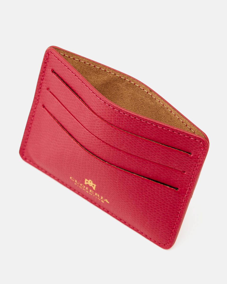 Card holder Fuchsia   - Women's Wallets - Wallets - Cuoieria Fiorentina