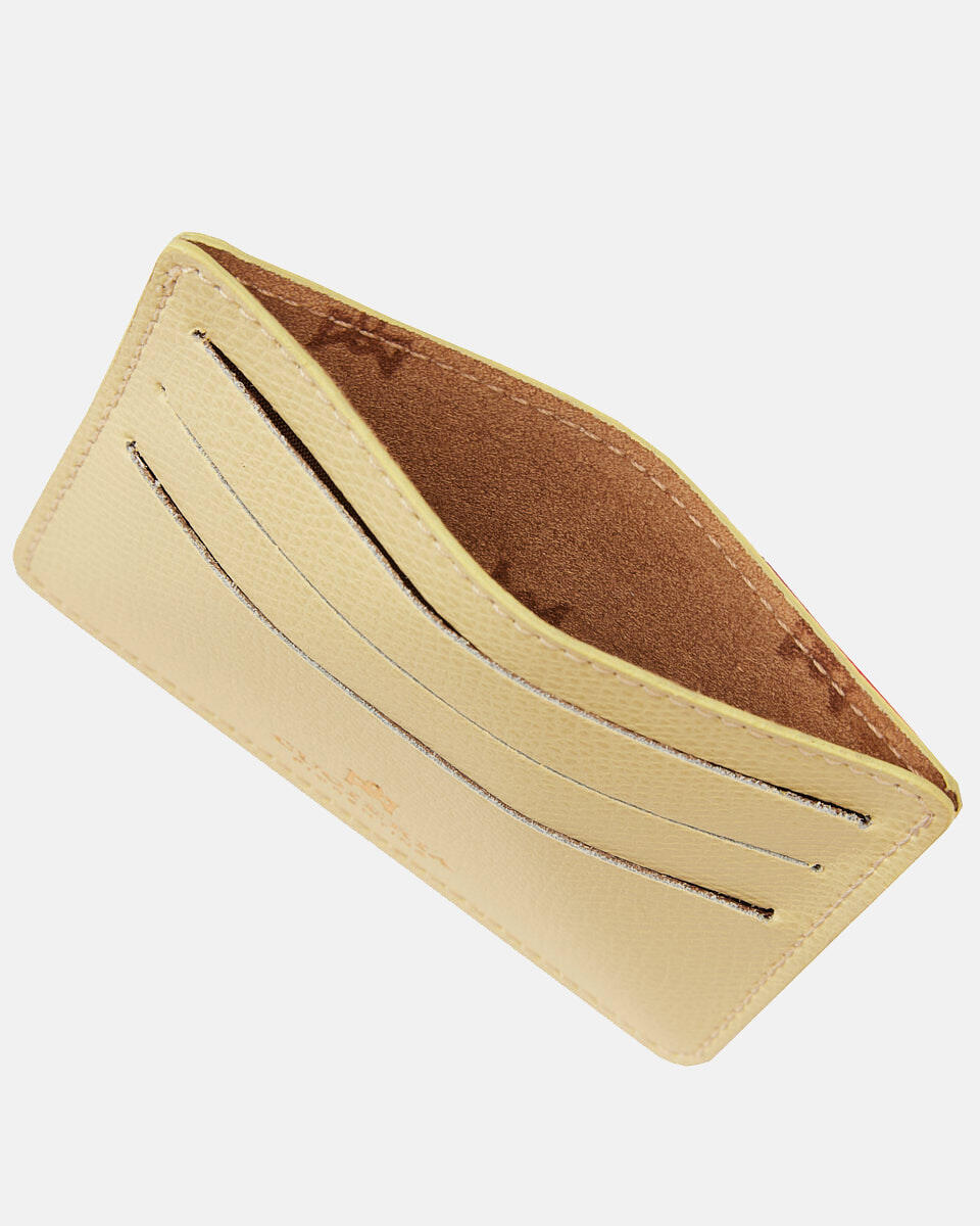 Card holder Lime  - Women's Wallets - Women's Wallets - Wallets - Cuoieria Fiorentina