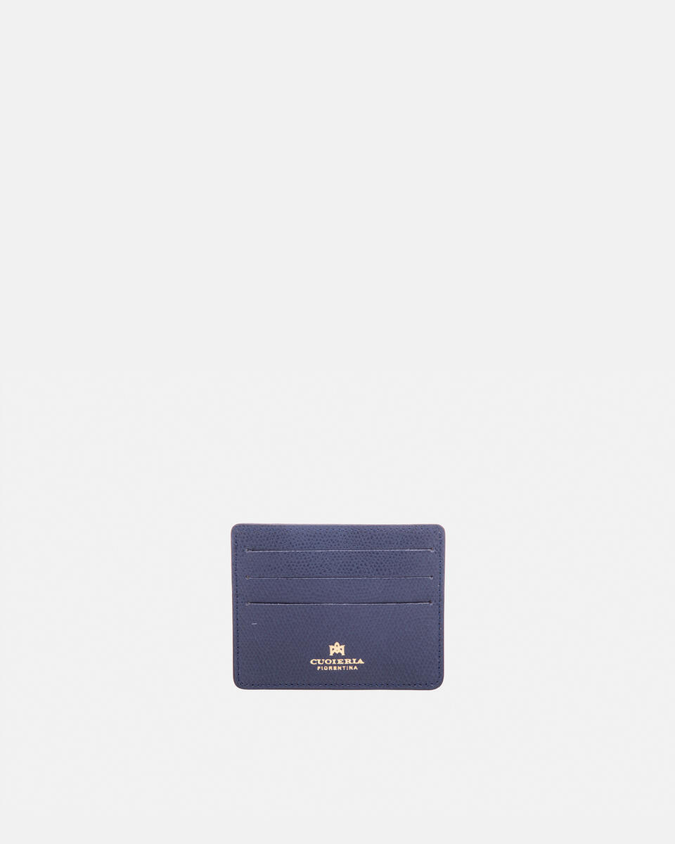 Card holder Navy  - Women's Wallets - Women's Wallets - Wallets - Cuoieria Fiorentina