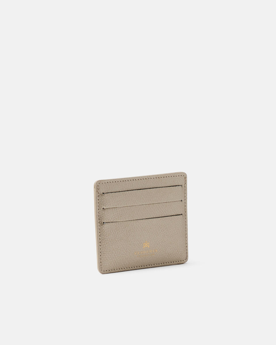 Bella porta carte di credito con apertura porta banconote Oro  - Cuoieria Fiorentina