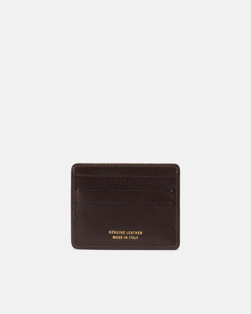 Card holder Dark brown  - Women's Wallets - Women's Wallets - Wallets - Cuoieria Fiorentina