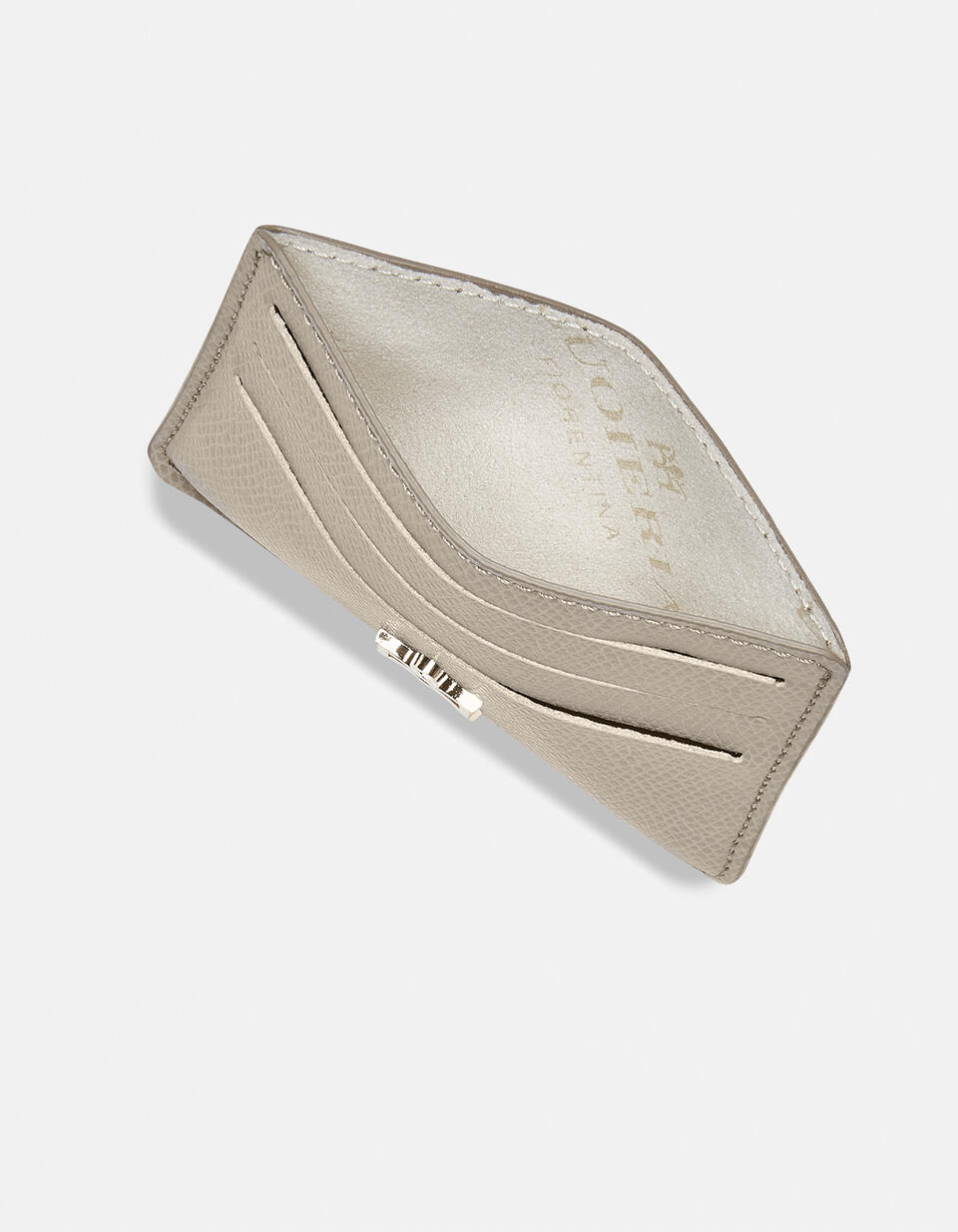 Bella credit car holder with space for banknotes - Card Holders - Women's Wallets | Wallets TAUPE CHIARO - Card Holders - Women's Wallets | WalletsCuoieria Fiorentina