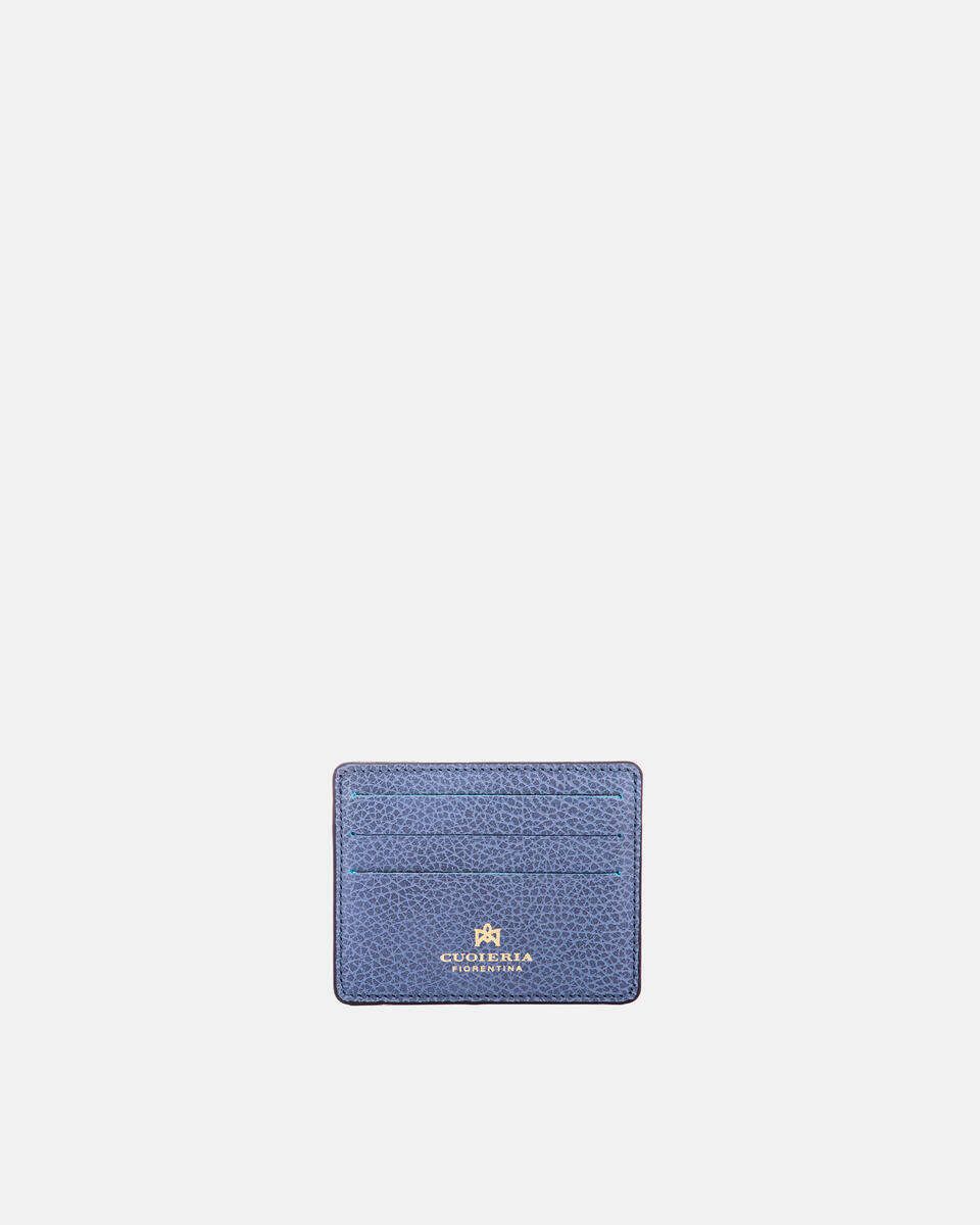 Card holder Denim  - Women's Wallets - Women's Wallets - Wallets - Cuoieria Fiorentina