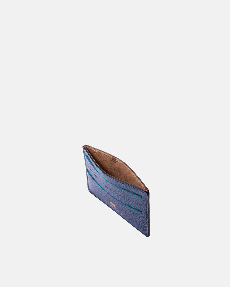 Card holder Denim  - Women's Wallets - Women's Wallets - Wallets - Cuoieria Fiorentina