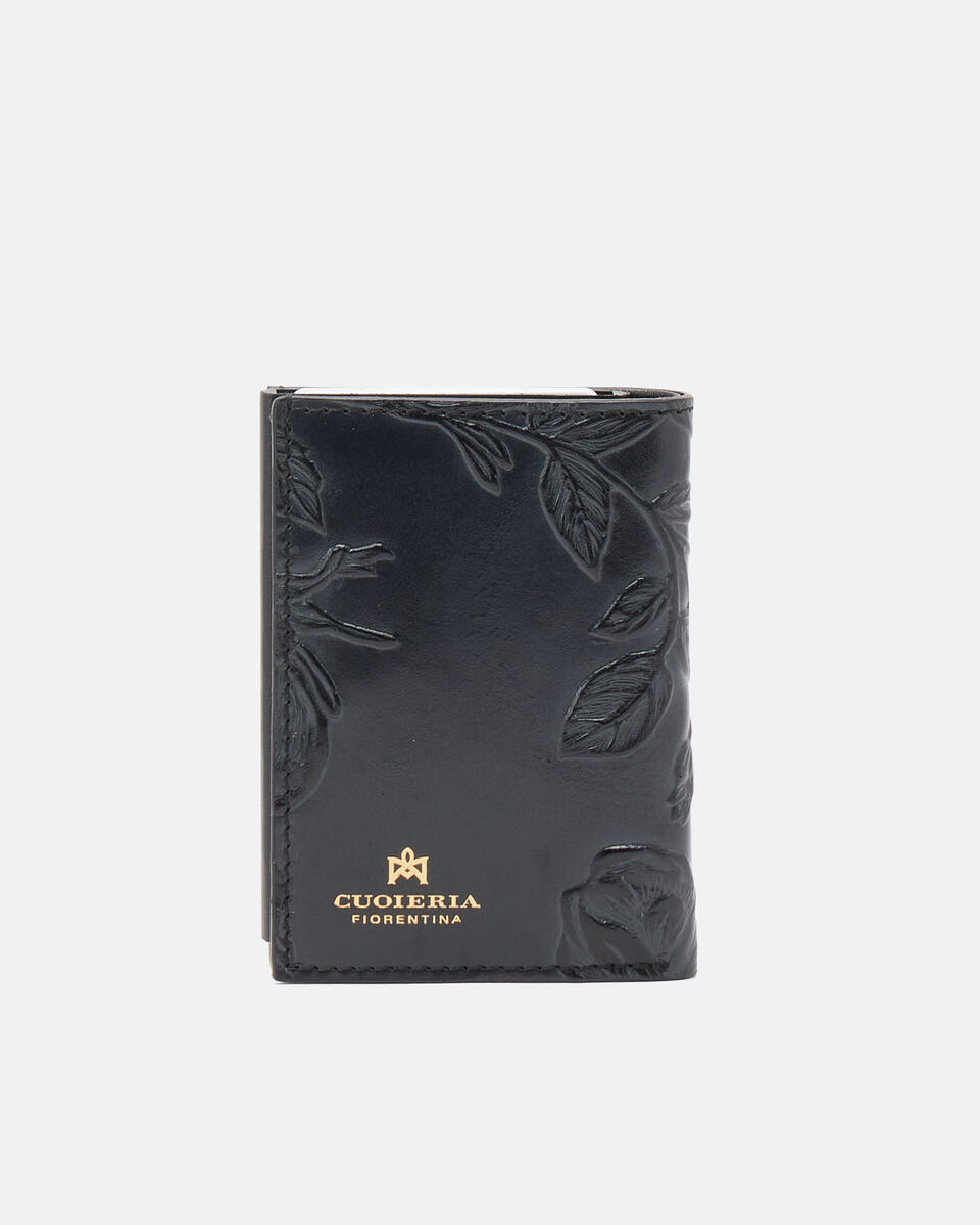 SNAP CARD HOLDER Black  - Women's Wallets - Wallets - Cuoieria Fiorentina