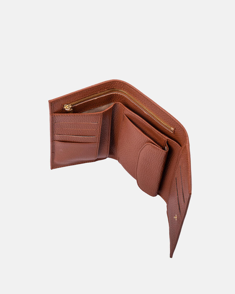 Large continental wallet CARAMEL  - Women's Wallets - Women's Wallets - Wallets - Cuoieria Fiorentina