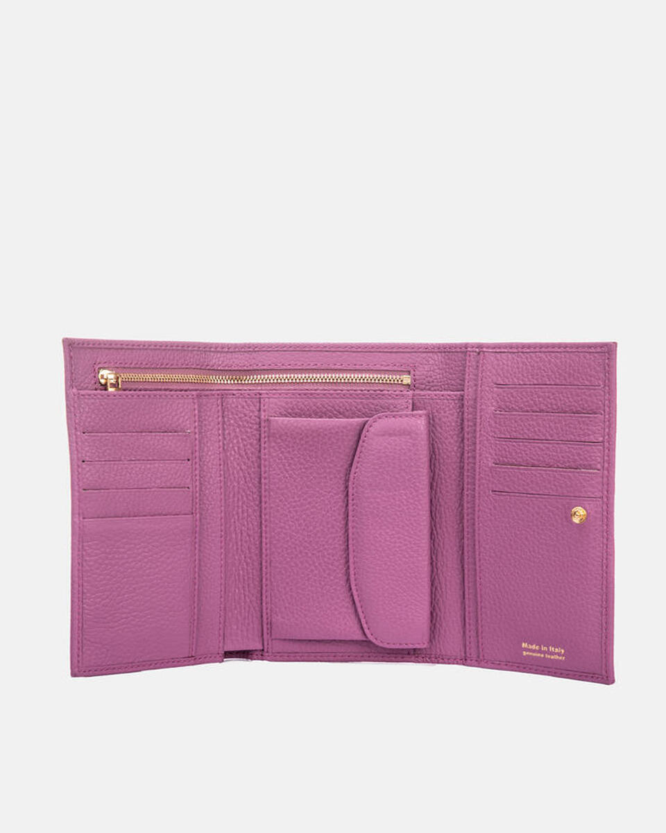 Velvet big wallet bifold - Women's Wallets - Women's Wallets | Wallets HEATHER - Women's Wallets - Women's Wallets | WalletsCuoieria Fiorentina