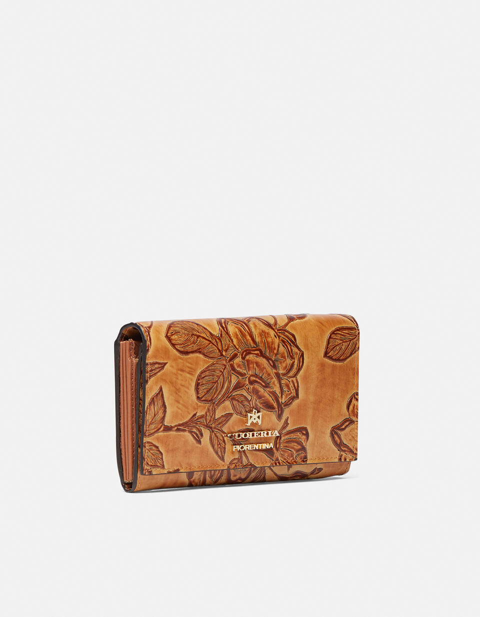 Bifold wallet in printed calfleather - Women's Wallets - Women's Wallets | Wallets Mimì BEIGE - Women's Wallets - Women's Wallets | WalletsCuoieria Fiorentina