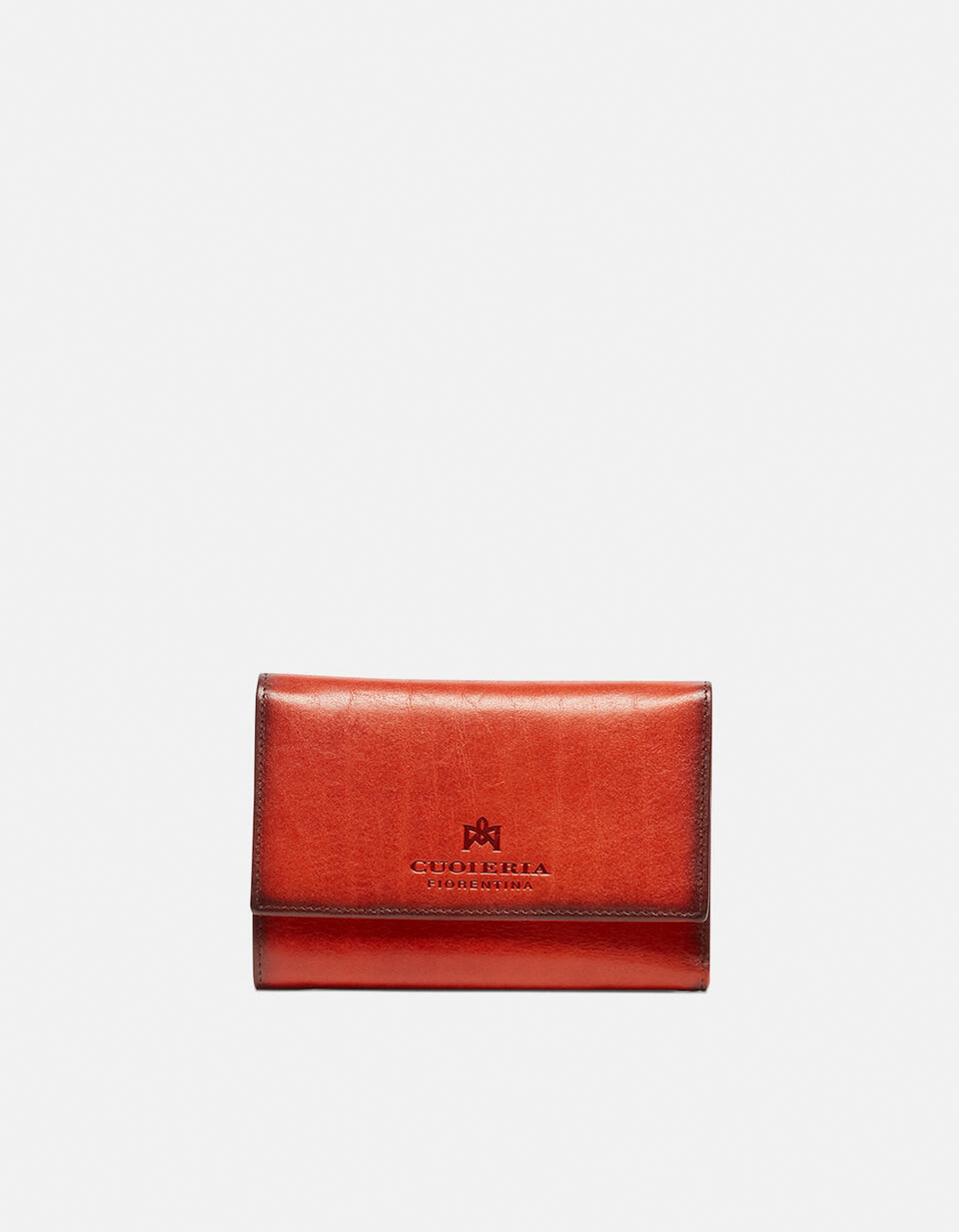 Continental wallet Orange  - Women's Wallets - Women's Wallets - Wallets - Cuoieria Fiorentina