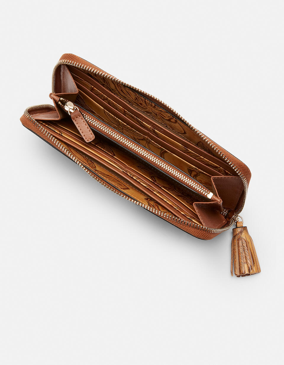 Zip around wallet Beige  - Women's Wallets - Women's Wallets - Wallets - Cuoieria Fiorentina