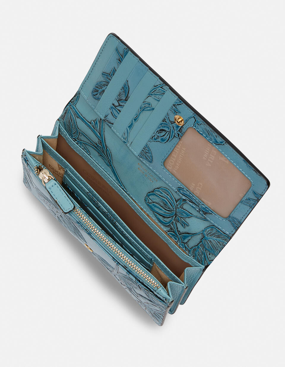 Accordian style wallet CELESTE  - Women's Wallets - Women's Wallets - Wallets - Cuoieria Fiorentina