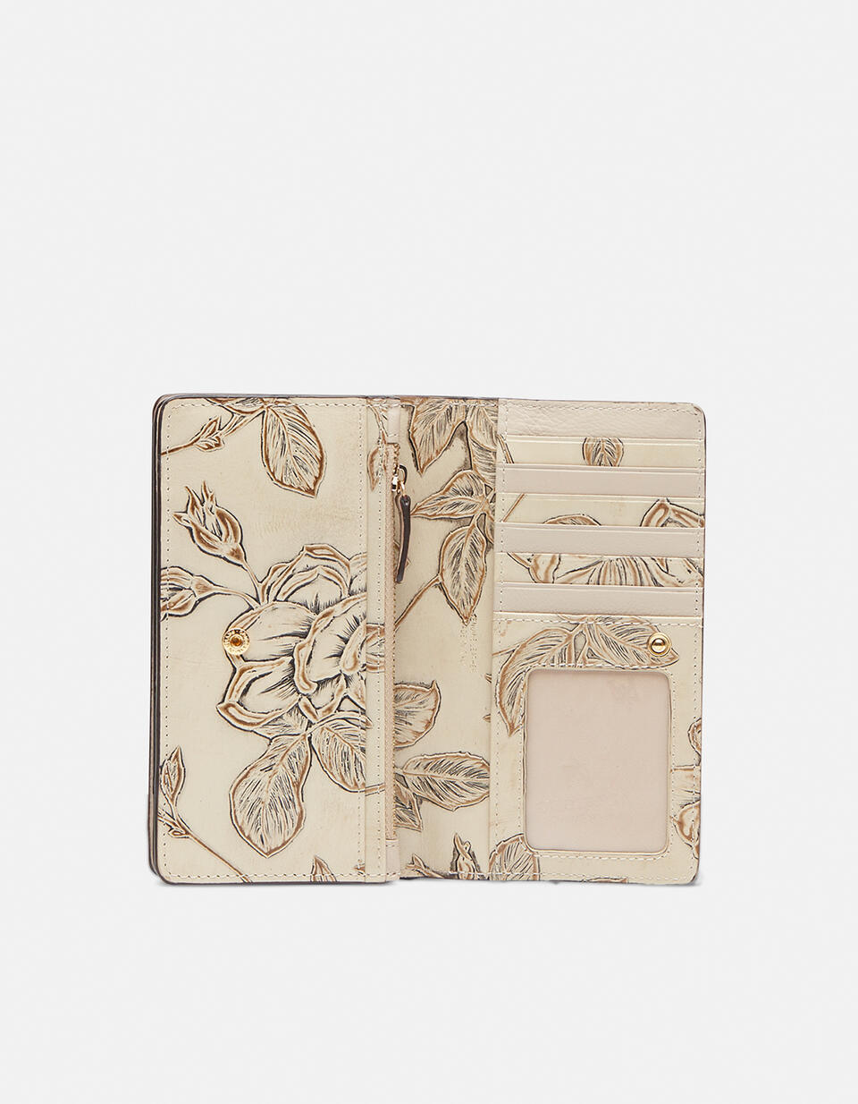 Mimì clutch wallet in printed calfskin - Women's Wallets - Women's Wallets | Wallets Mimì TAUPE - Women's Wallets - Women's Wallets | WalletsCuoieria Fiorentina