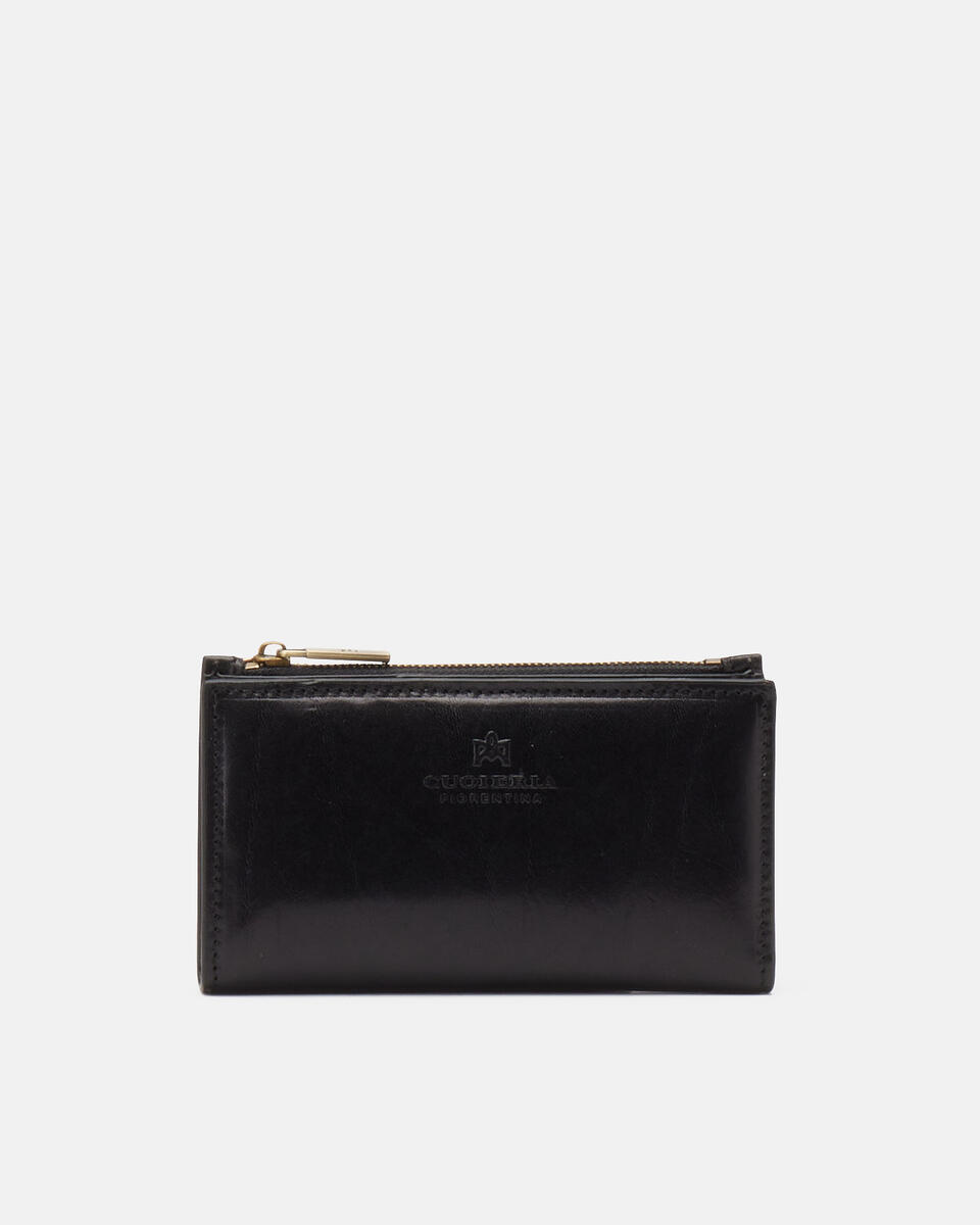 Vertical card holder Black  - Women's Wallets - Wallets - Cuoieria Fiorentina