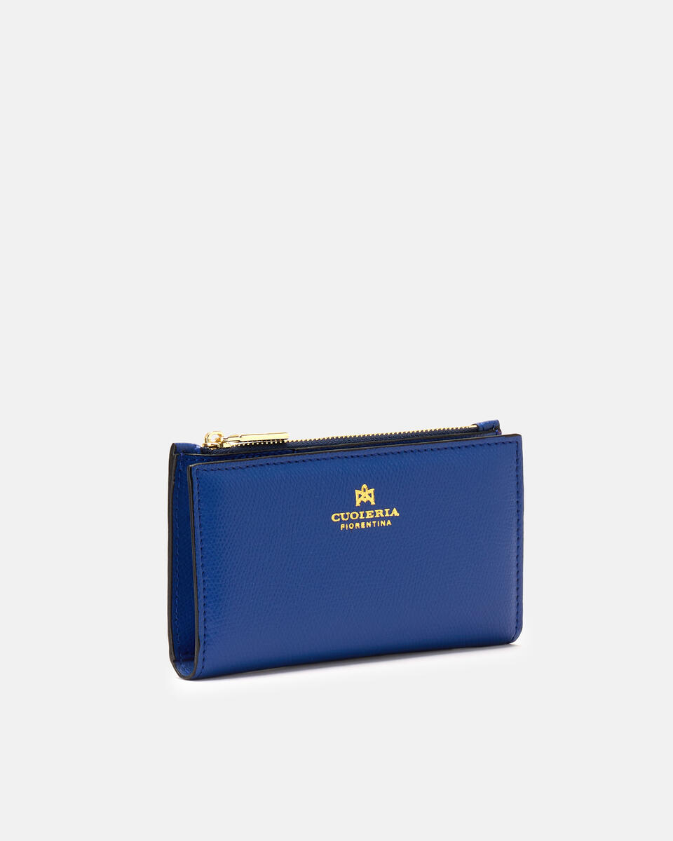 Vertical card holder Bluette  - Women's Wallets - Wallets - Cuoieria Fiorentina