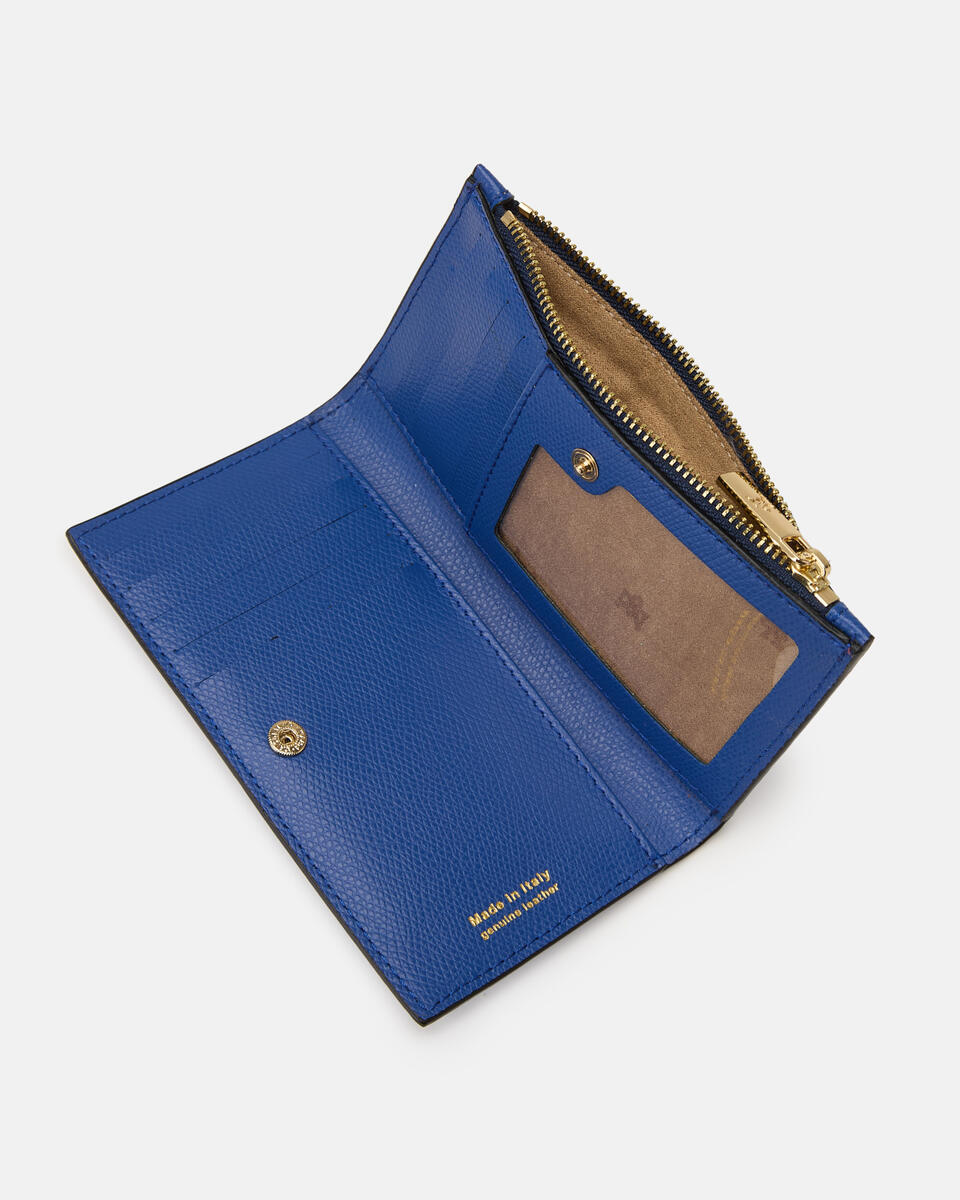 Vertical card holder Bluette  - Women's Wallets - Wallets - Cuoieria Fiorentina