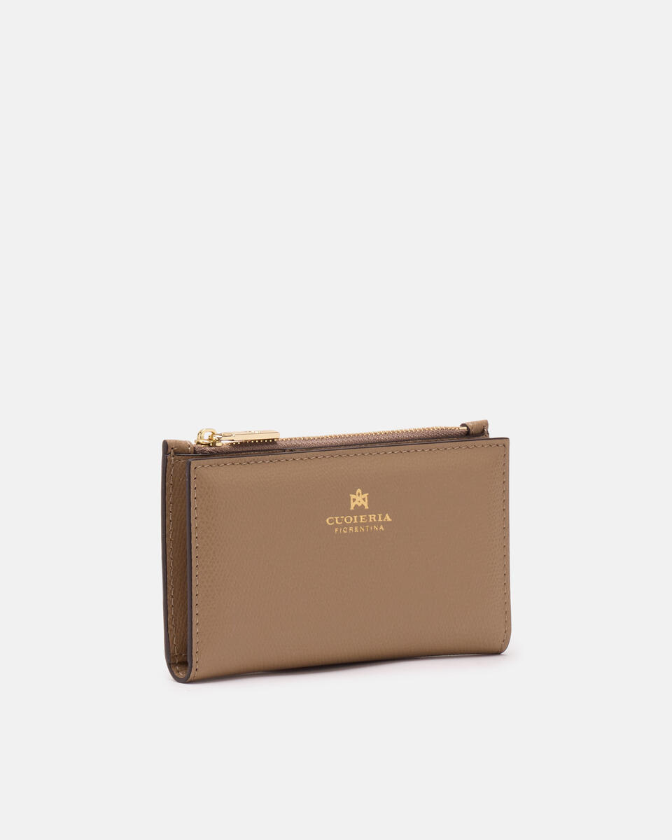 Vertical card holder Desert  - Women's Wallets - Women's Wallets - Wallets - Cuoieria Fiorentina
