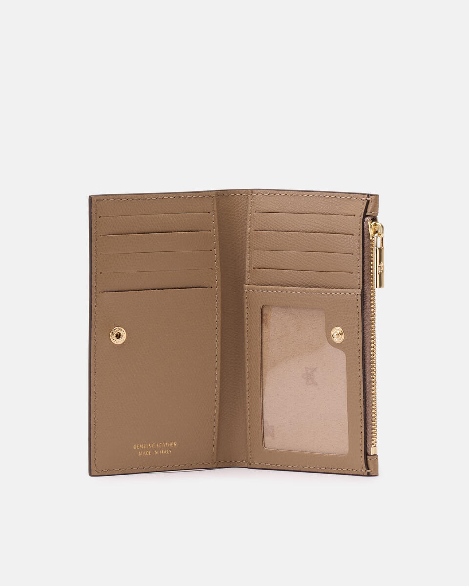 Vertical card holder Desert  - Women's Wallets - Women's Wallets - Wallets - Cuoieria Fiorentina