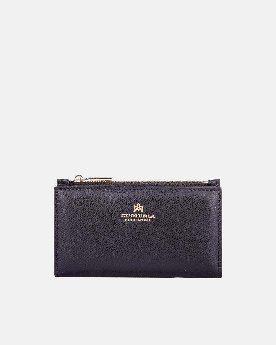 Vertical card holder Black  - Women's Wallets - Women's Wallets - Wallets - Cuoieria Fiorentina