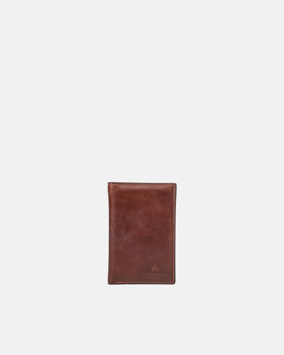 VERTICAL WALLET Brown  - Women's Wallets - Women's Wallets - Wallets - Cuoieria Fiorentina