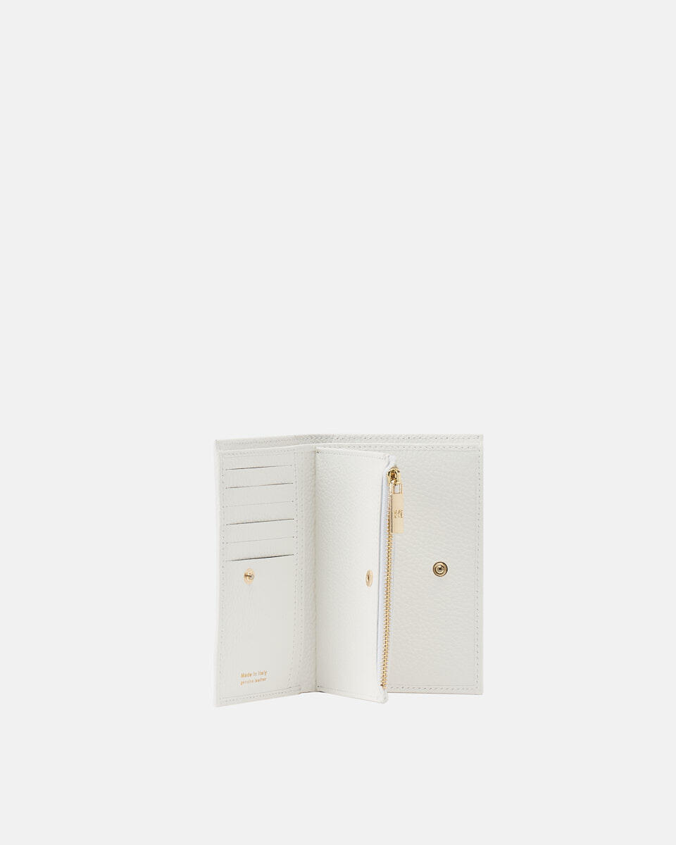 Vertical wallet White  - Women's Wallets - Women's Wallets - Wallets - Cuoieria Fiorentina