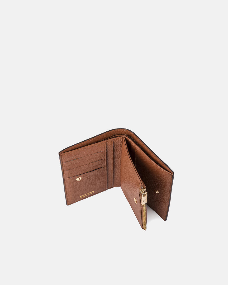 Vertical wallet Caramel  - Women's Wallets - Women's Wallets - Wallets - Cuoieria Fiorentina