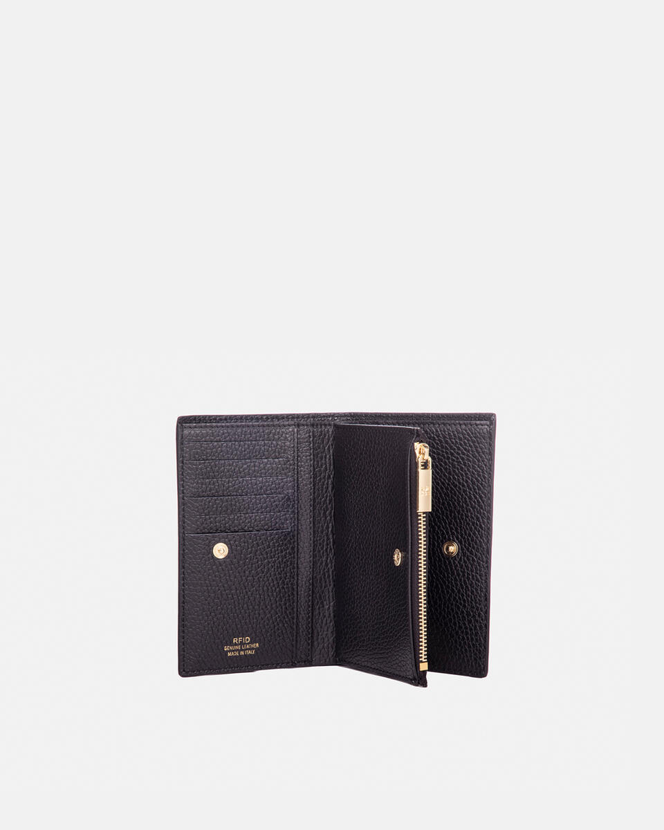 Vertical wallet Black  - Women's Wallets - Women's Wallets - Wallets - Cuoieria Fiorentina