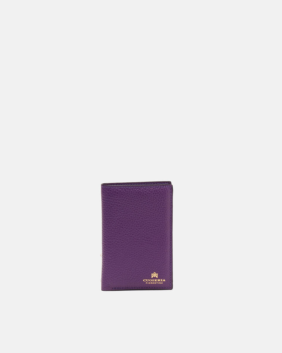 Vertical wallet Purple  - Women's Wallets - Women's Wallets - Wallets - Cuoieria Fiorentina
