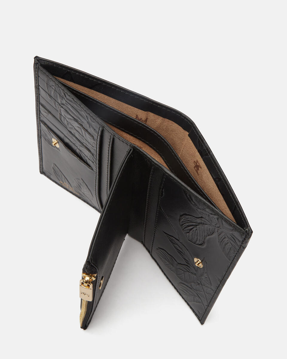 Vertical wallet Black  - Cuoieria Fiorentina