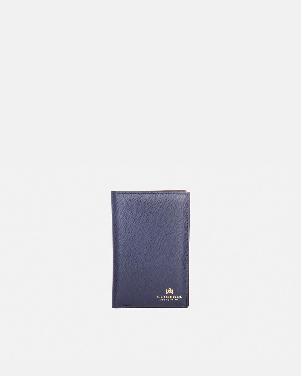 Vertical wallet Navy  - Women's Wallets - Women's Wallets - Wallets - Cuoieria Fiorentina