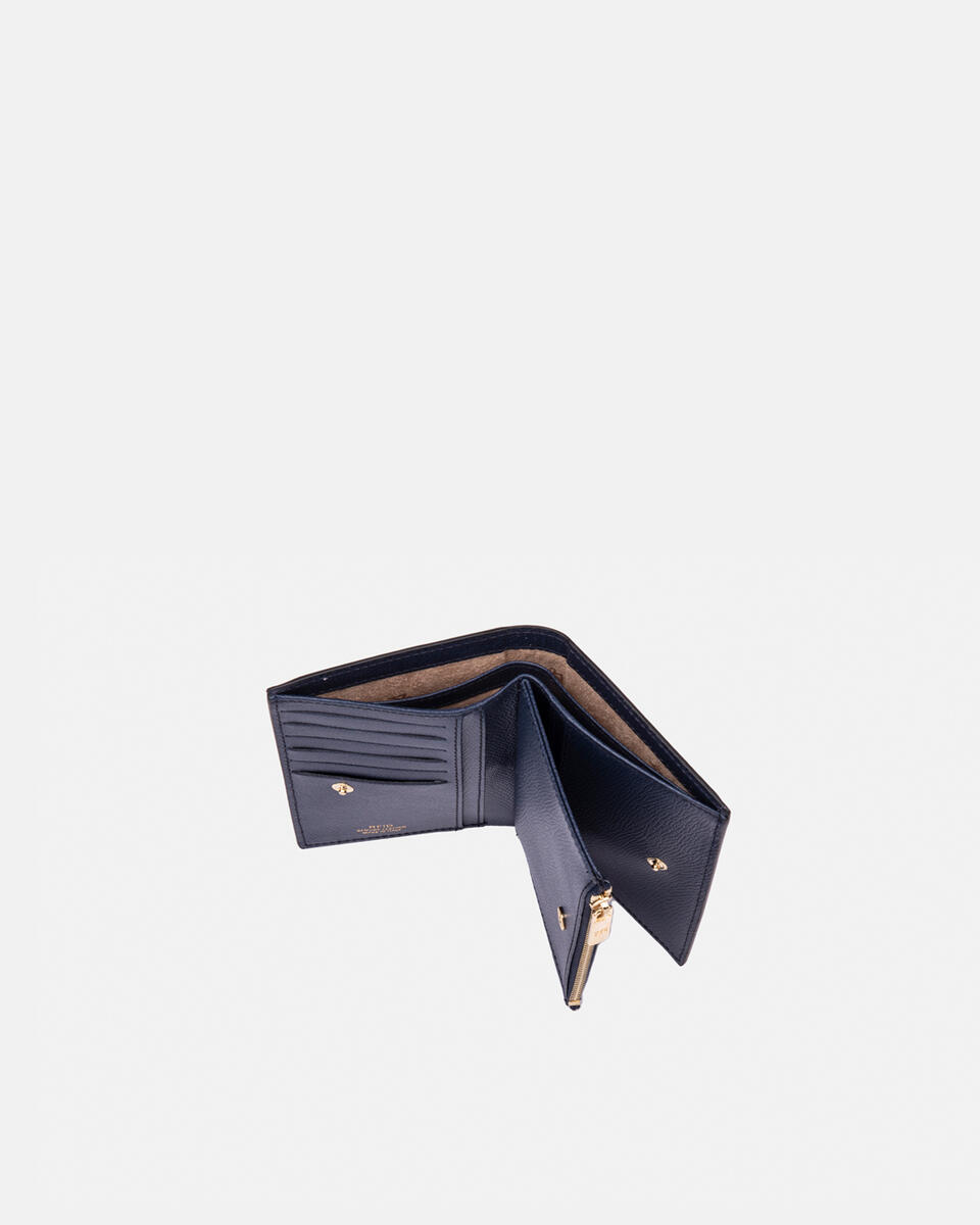 Vertical wallet Navy  - Women's Wallets - Women's Wallets - Wallets - Cuoieria Fiorentina