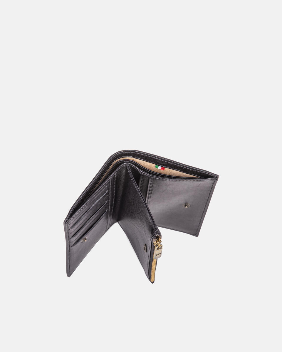 VERTICAL WALLET Black  - Women's Wallets - Women's Wallets - Wallets - Cuoieria Fiorentina