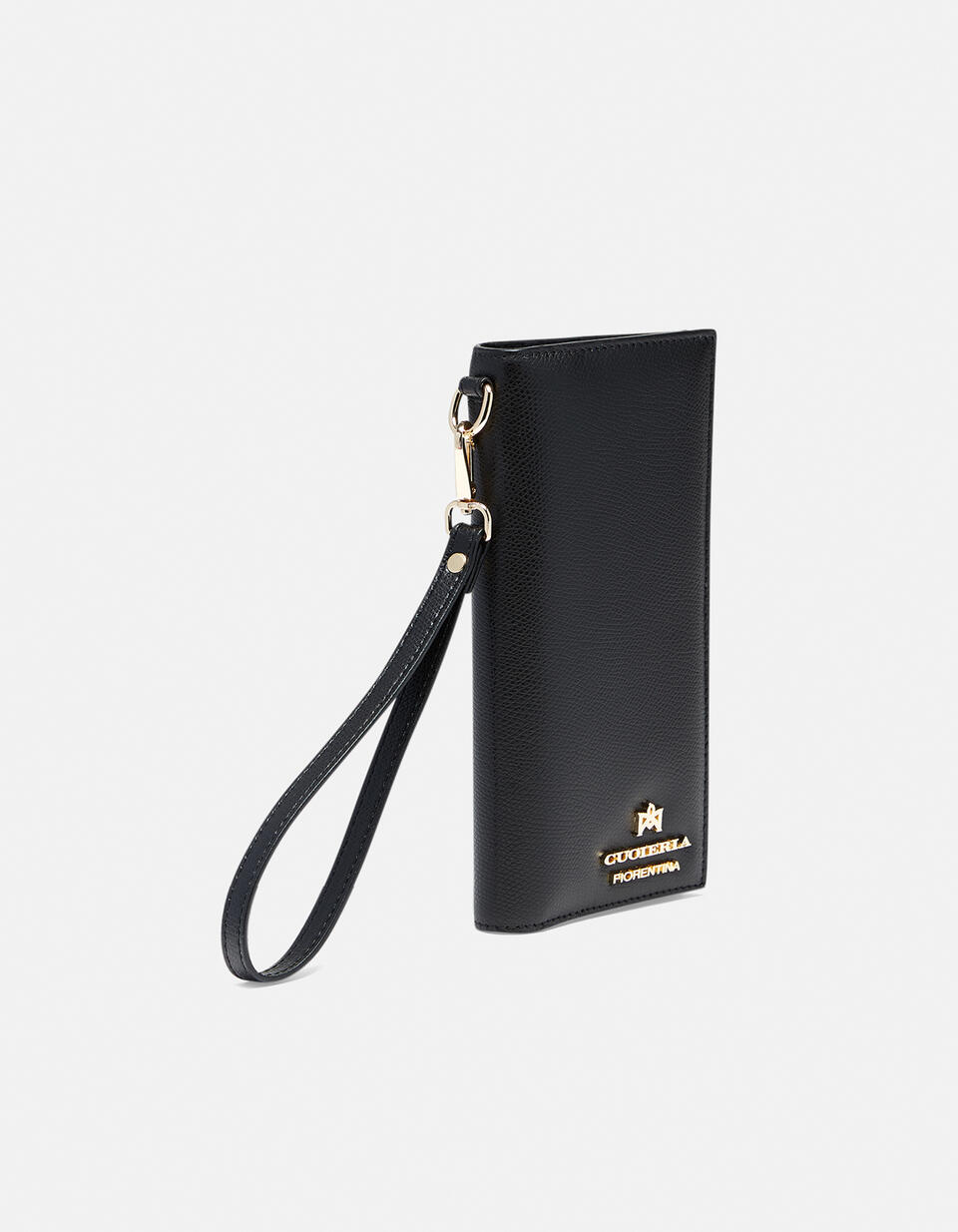 Vertical credit card holder withcoin case Nero  - Cuoieria Fiorentina