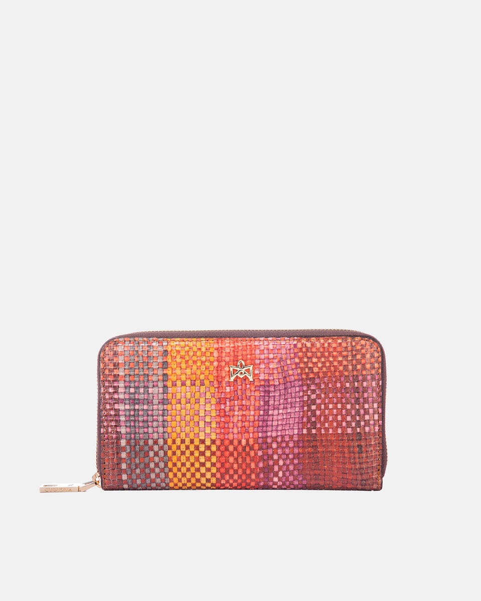 Zip around wallet Multicolor  - Women's Wallets - Women's Wallets - Wallets - Cuoieria Fiorentina
