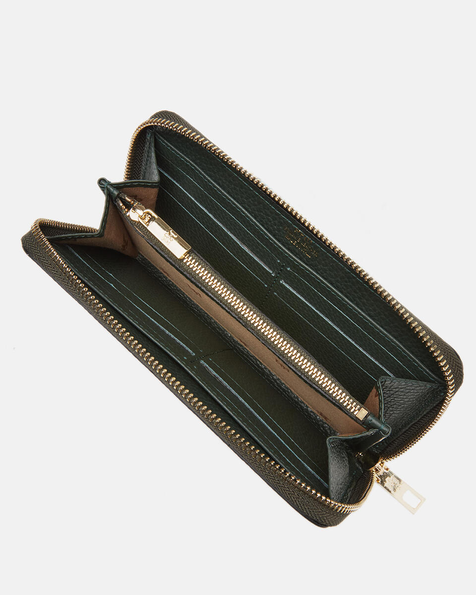 Zip around wallet Pine   - Women's Wallets - Women's Wallets - Wallets - Cuoieria Fiorentina