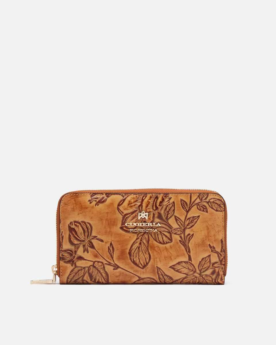 Zip around wallet Beige  - Women's Wallets - Women's Wallets - Wallets - Cuoieria Fiorentina