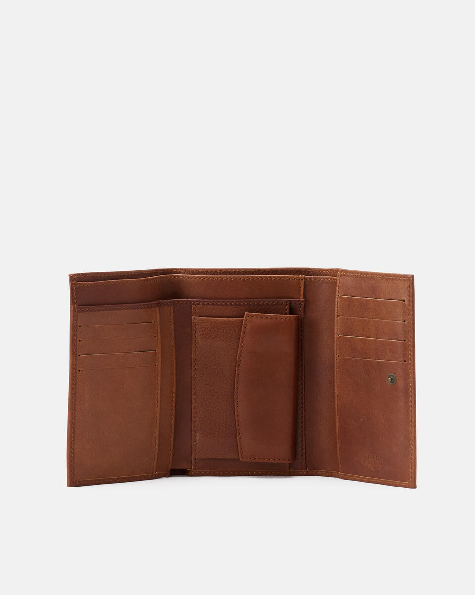Continental wallet Brown  - Women's Wallets - Wallets - Cuoieria Fiorentina
