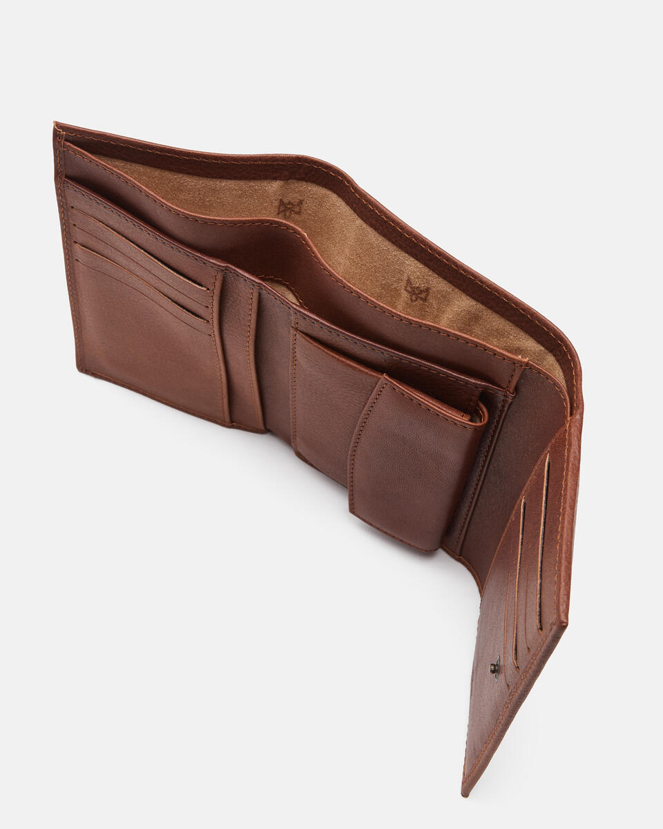 Continental wallet Brown  - Women's Wallets - Wallets - Cuoieria Fiorentina