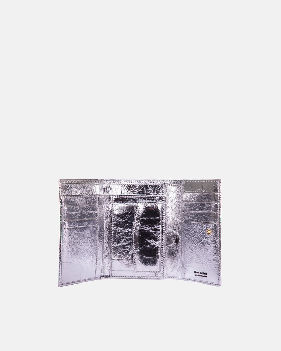 Continental wallet Silver  - Women's Wallets - Women's Wallets - Wallets - Cuoieria Fiorentina