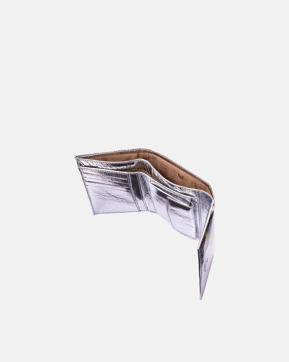 Continental wallet Silver  - Women's Wallets - Women's Wallets - Wallets - Cuoieria Fiorentina