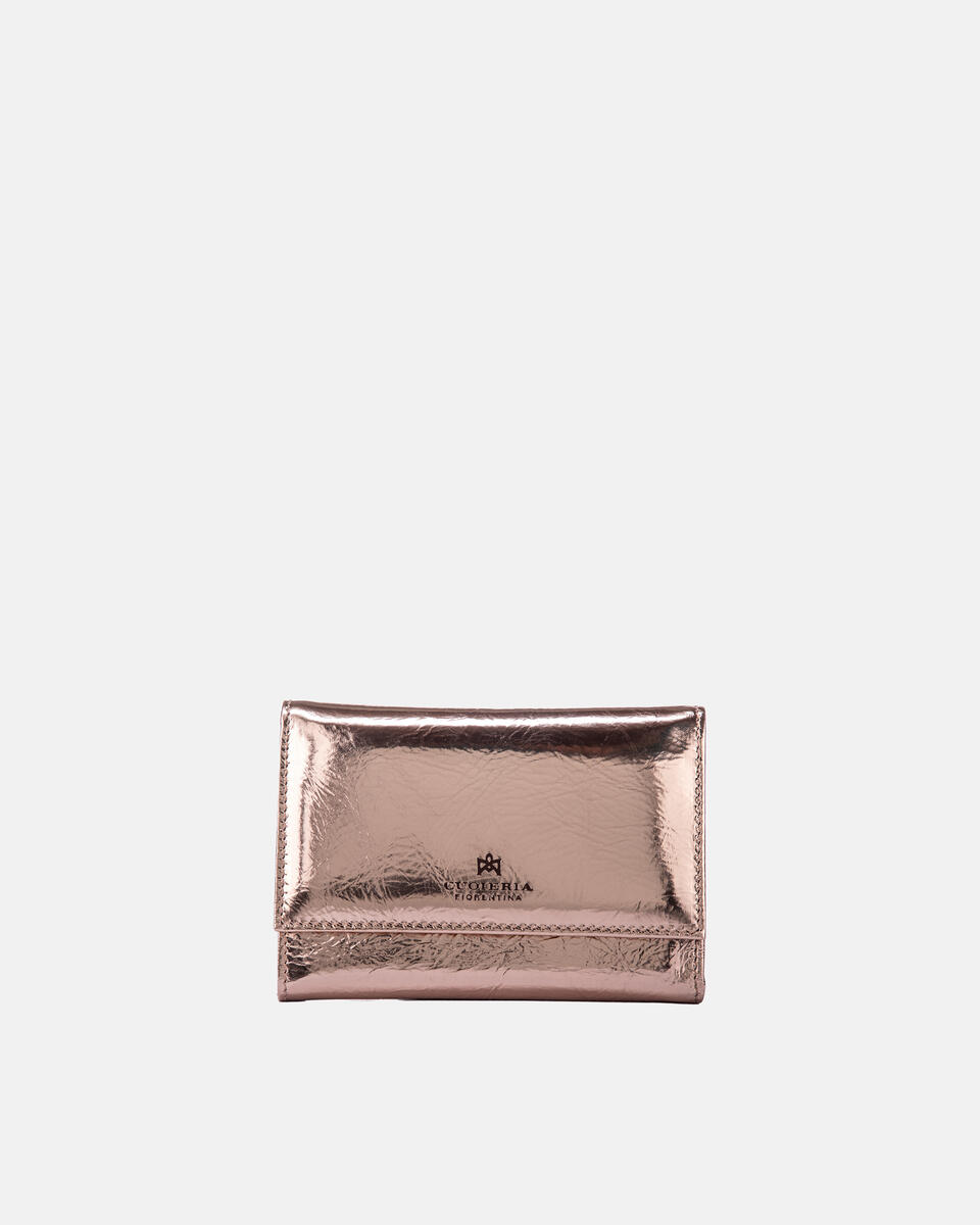 Candy glam portafoglio bifold Rame  - Portafogli Donna - Portafogli Donna - Portafogli - Cuoieria Fiorentina