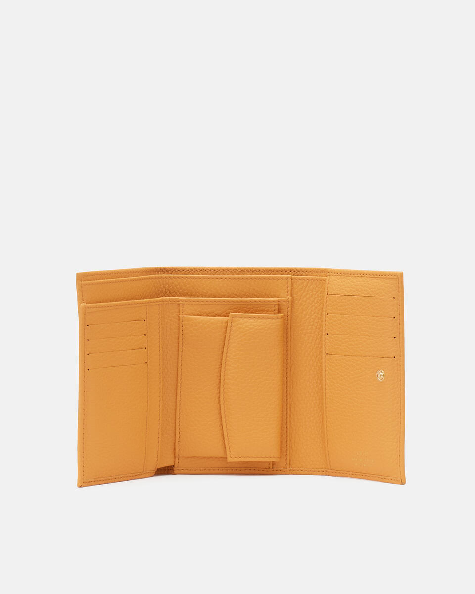 Velvet portafoglio bifold Apricot  - Portafogli Donna - Portafogli - Cuoieria Fiorentina