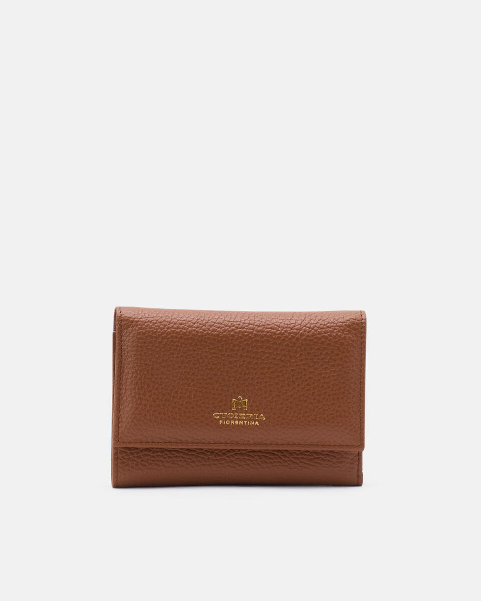 Continental wallet Caramel  - Women's Wallets - Women's Wallets - Wallets - Cuoieria Fiorentina