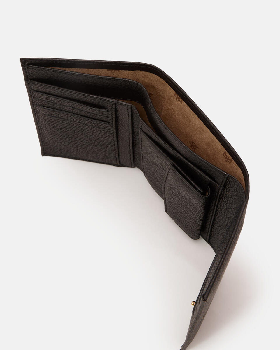 Velvet portafoglio bifold Nero  - Portafogli Donna - Portafogli Donna - Portafogli - Cuoieria Fiorentina