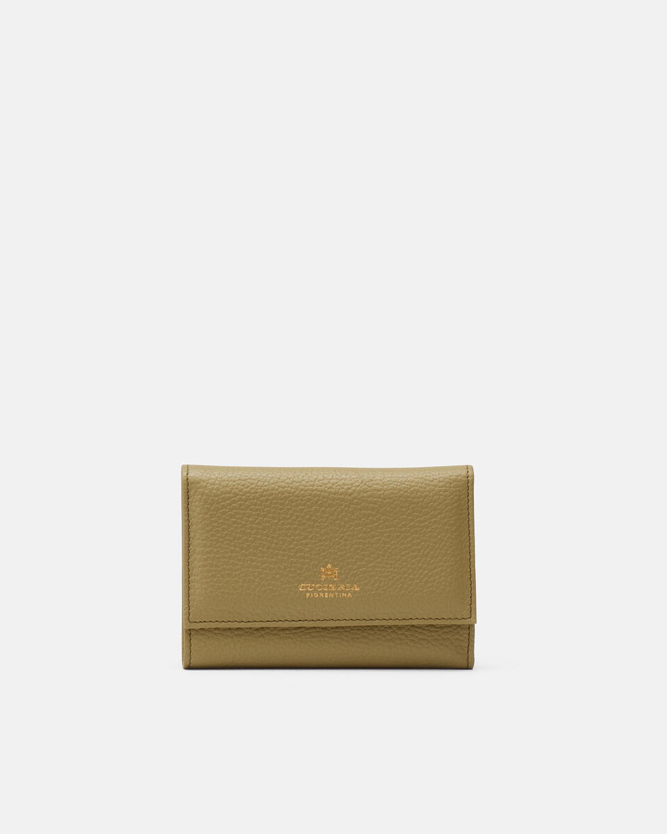 Continental wallet Olive  - Accessories - Special Price - Cuoieria Fiorentina