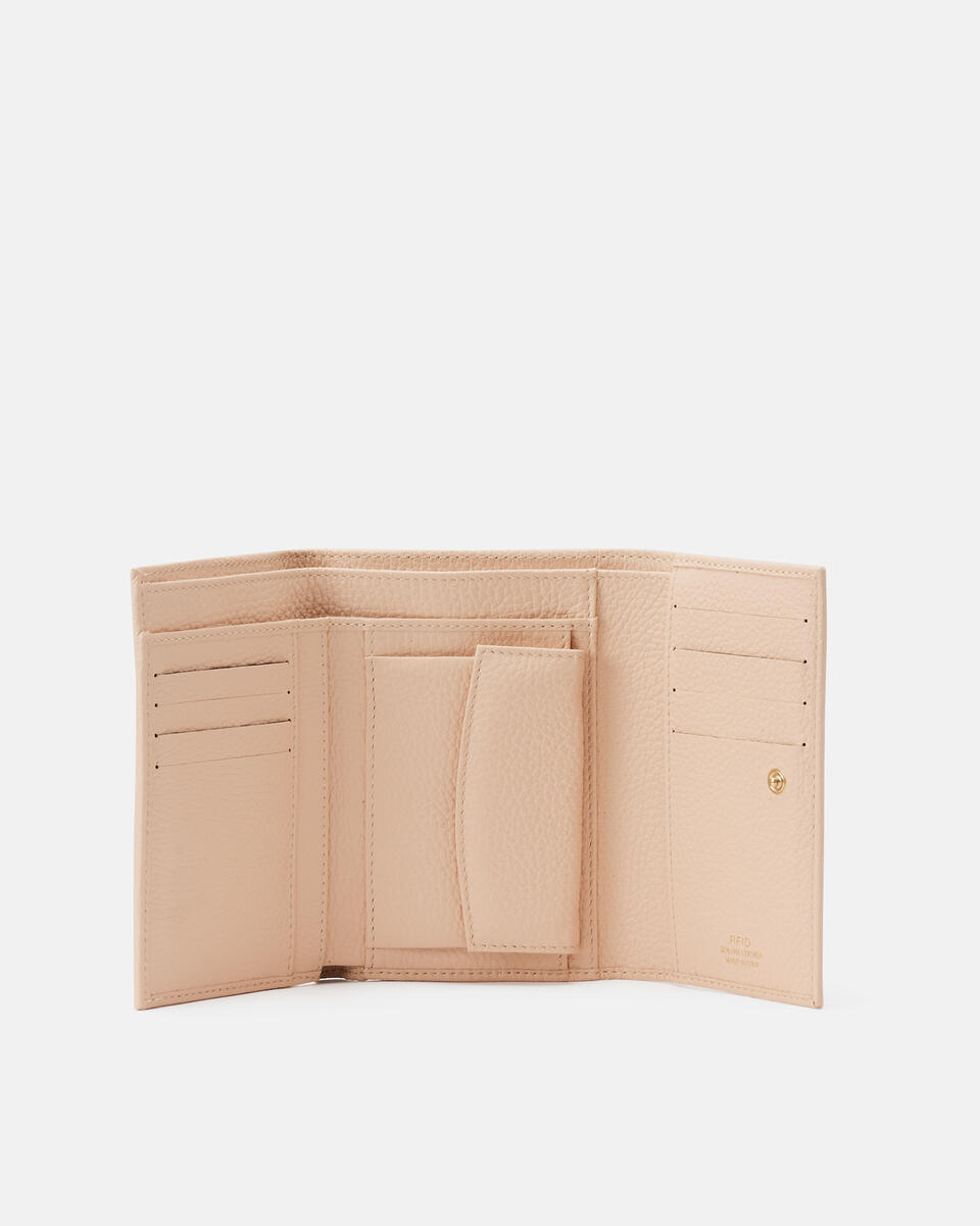 Continental wallet Peach  - Women's Wallets - Wallets - Cuoieria Fiorentina