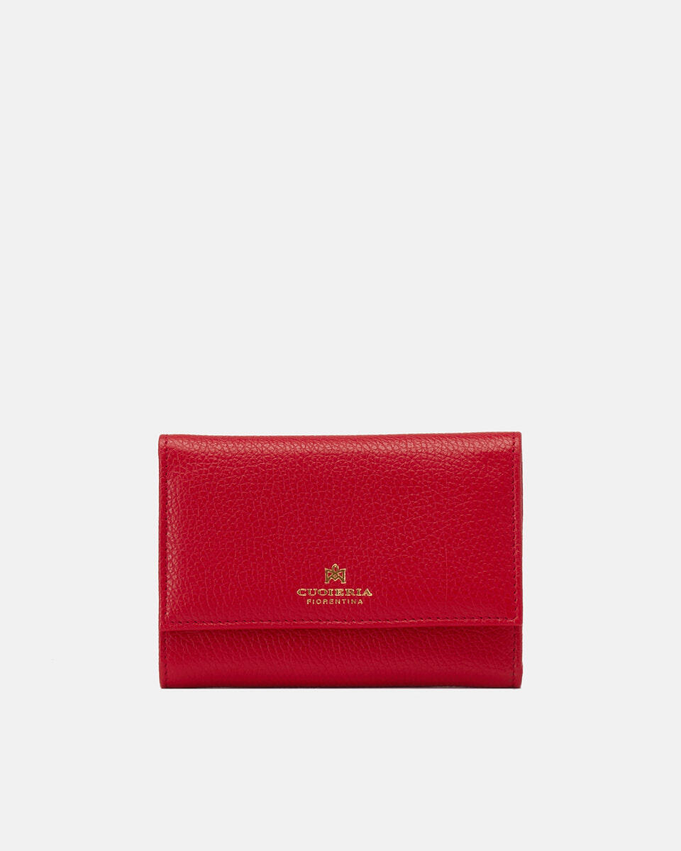 Continental wallet Red  - Women's Wallets - Women's Wallets - Wallets - Cuoieria Fiorentina