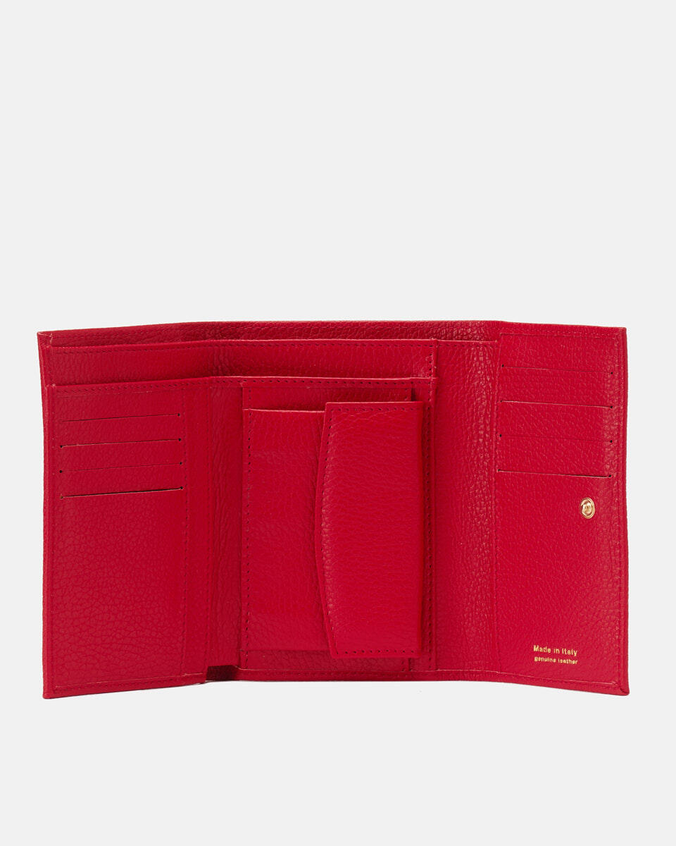 Continental wallet Red  - Women's Wallets - Women's Wallets - Wallets - Cuoieria Fiorentina